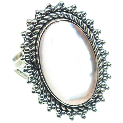 Rose Quartz Rings handcrafted by Ana Silver Co - RING57490
