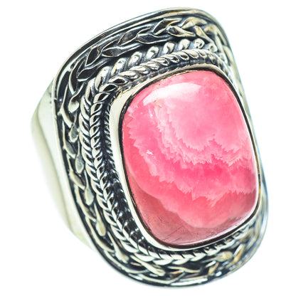 Rhodochrosite Rings handcrafted by Ana Silver Co - RING57491