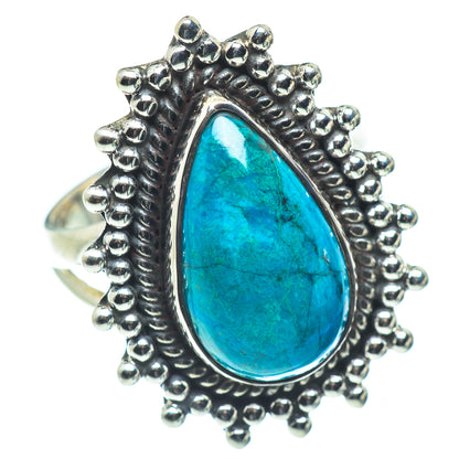 Chrysocolla Rings handcrafted by Ana Silver Co - RING57504