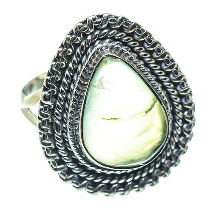 Prehnite Rings handcrafted by Ana Silver Co - RING57508