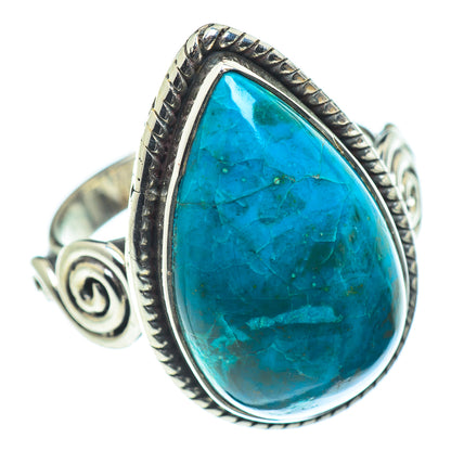 Chrysocolla Rings handcrafted by Ana Silver Co - RING57525
