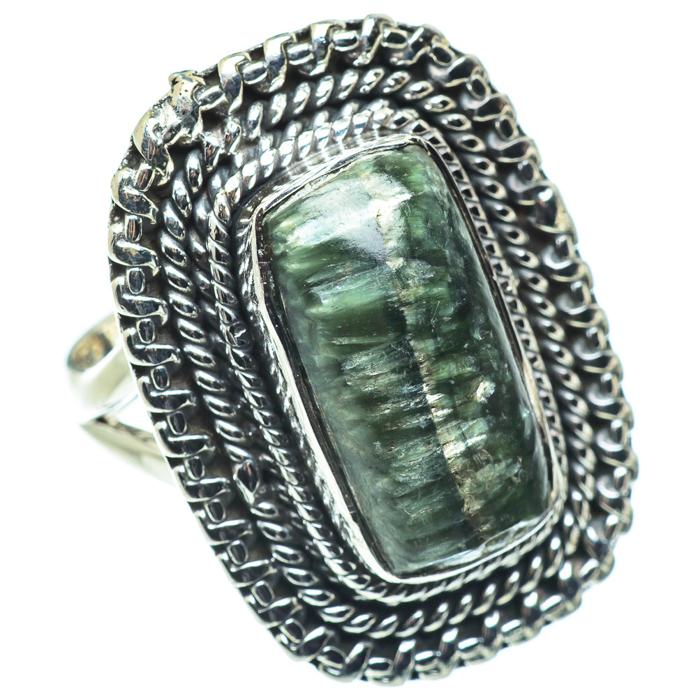 Seraphinite Rings handcrafted by Ana Silver Co - RING57544