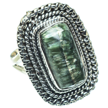 Seraphinite Rings handcrafted by Ana Silver Co - RING57544