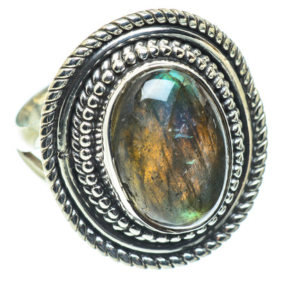 Labradorite Rings handcrafted by Ana Silver Co - RING57570