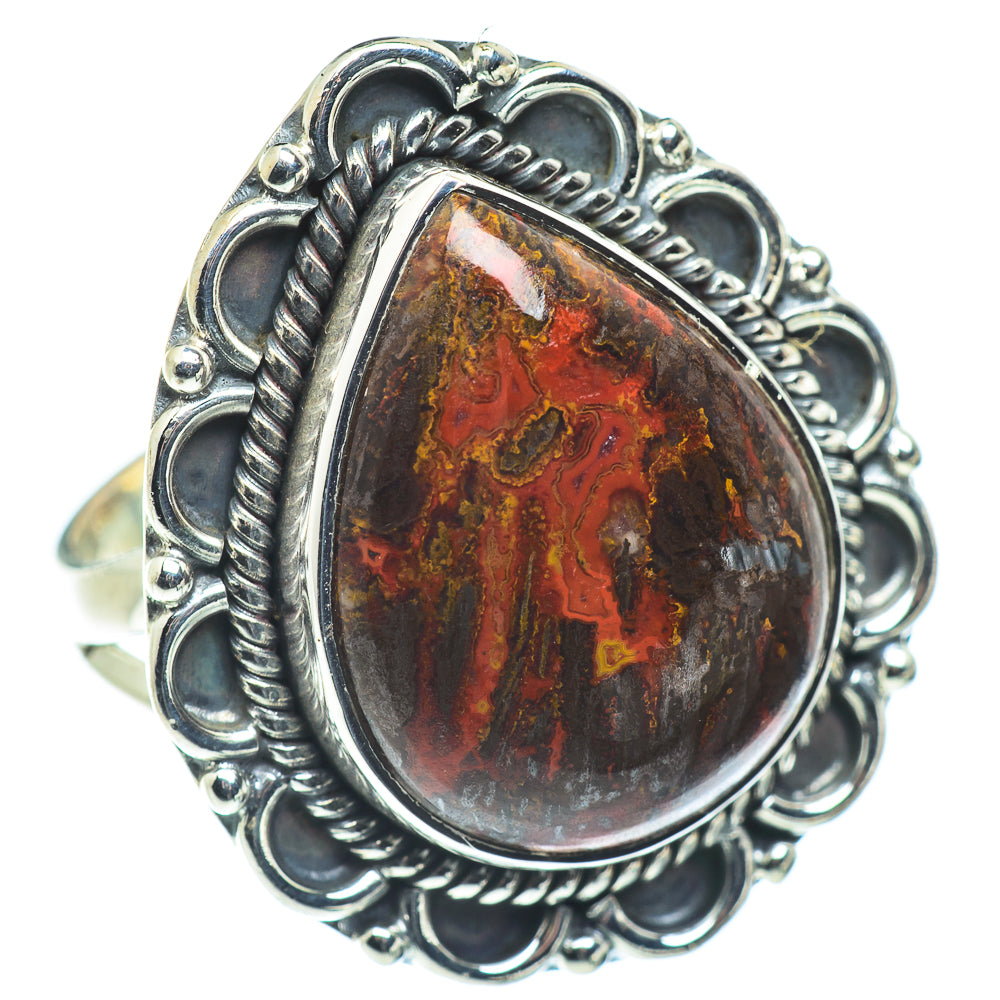 Red Jasper Rings handcrafted by Ana Silver Co - RING57597
