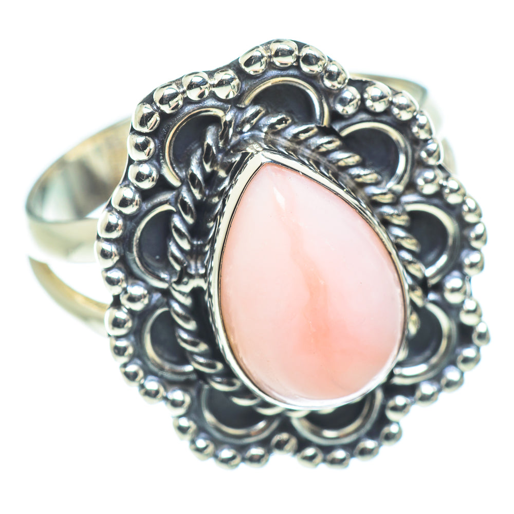 Pink Opal Rings handcrafted by Ana Silver Co - RING57599