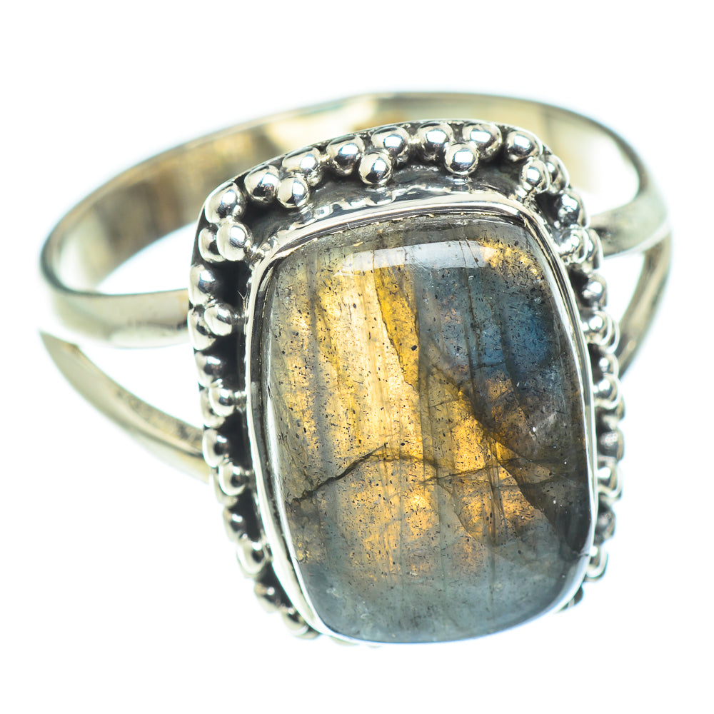 Labradorite Rings handcrafted by Ana Silver Co - RING57610