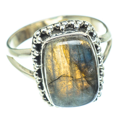 Labradorite Rings handcrafted by Ana Silver Co - RING57610