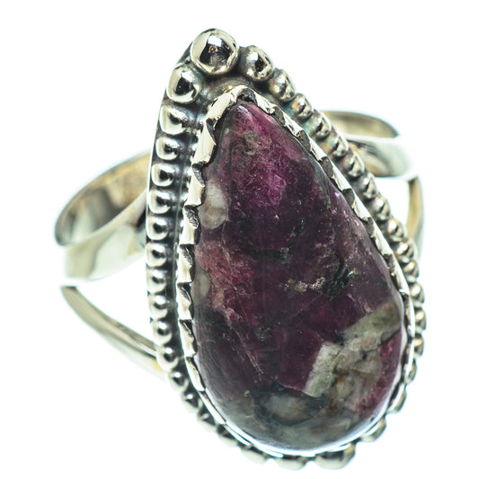 Russian Eudialyte Rings handcrafted by Ana Silver Co - RING57631