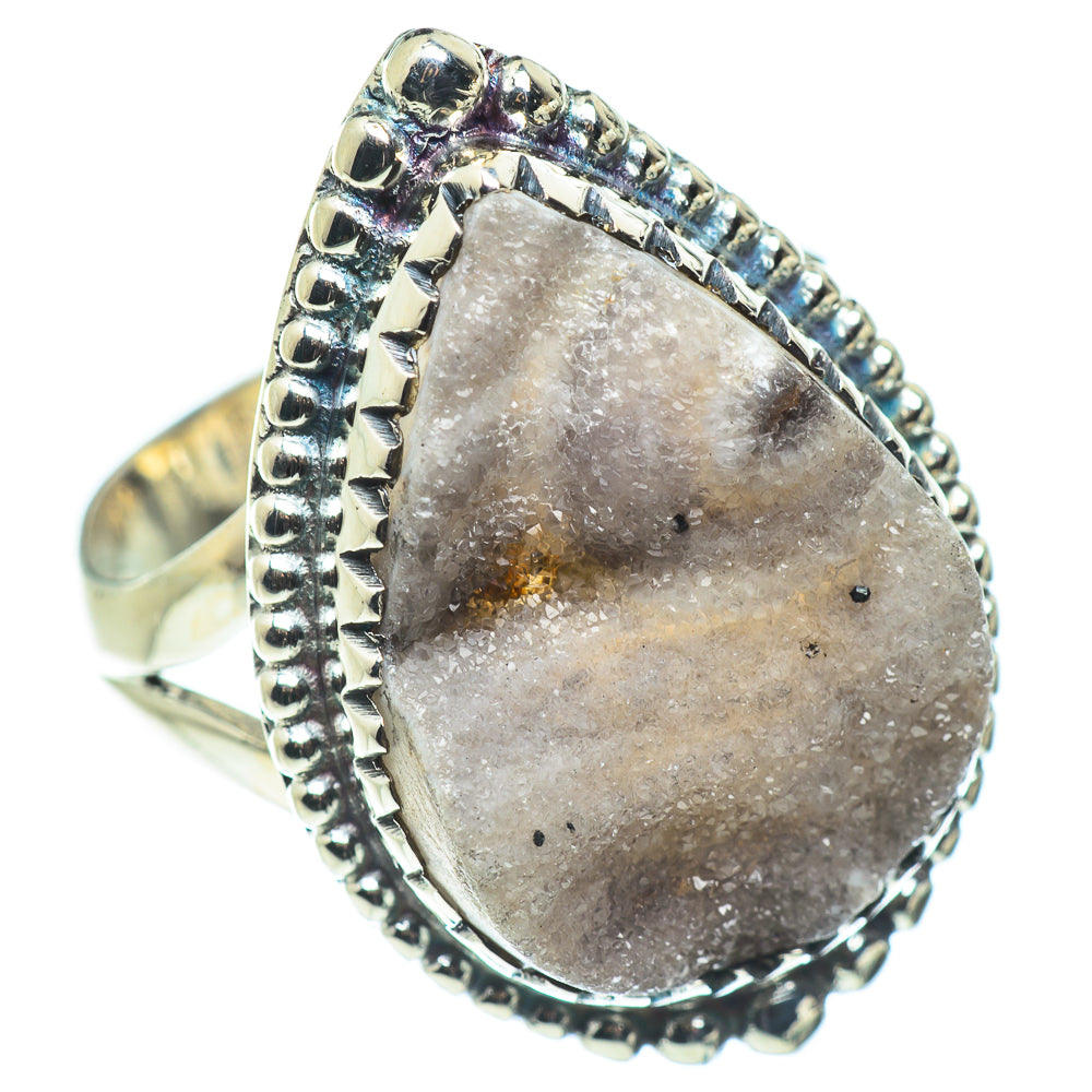 Desert Druzy Rings handcrafted by Ana Silver Co - RING57649