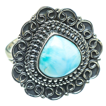 Larimar Rings handcrafted by Ana Silver Co - RING57652
