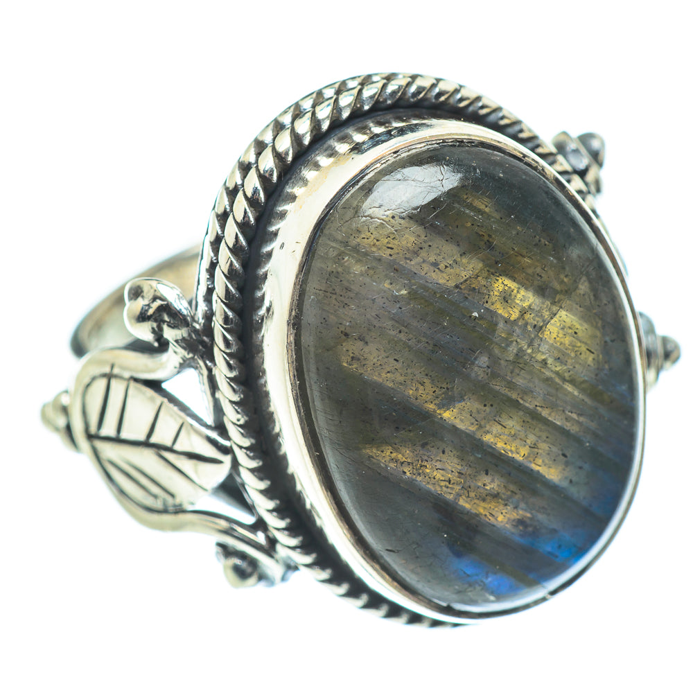 Labradorite Rings handcrafted by Ana Silver Co - RING57657