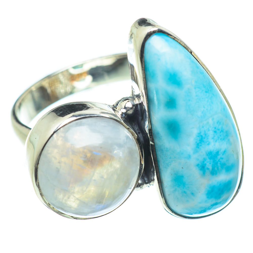 Larimar Rings handcrafted by Ana Silver Co - RING57660