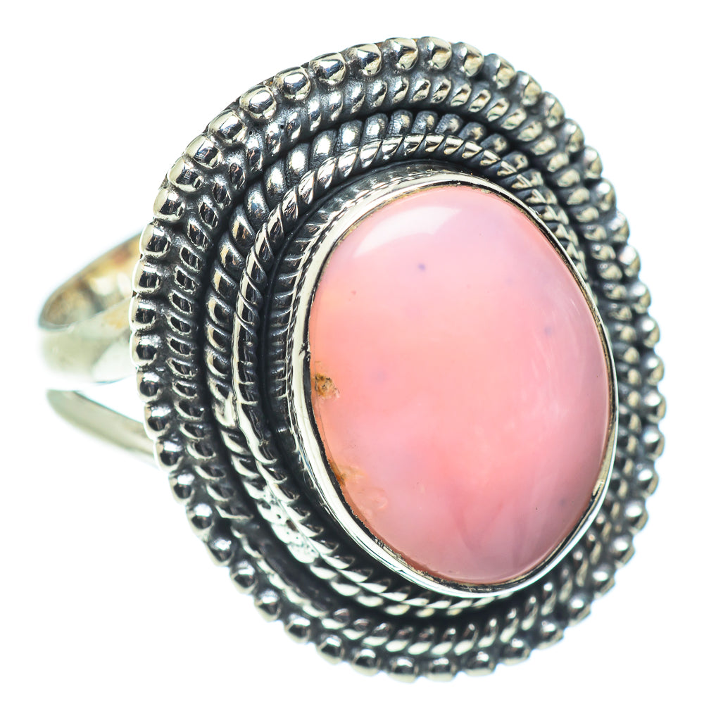 Pink Opal Rings handcrafted by Ana Silver Co - RING57675