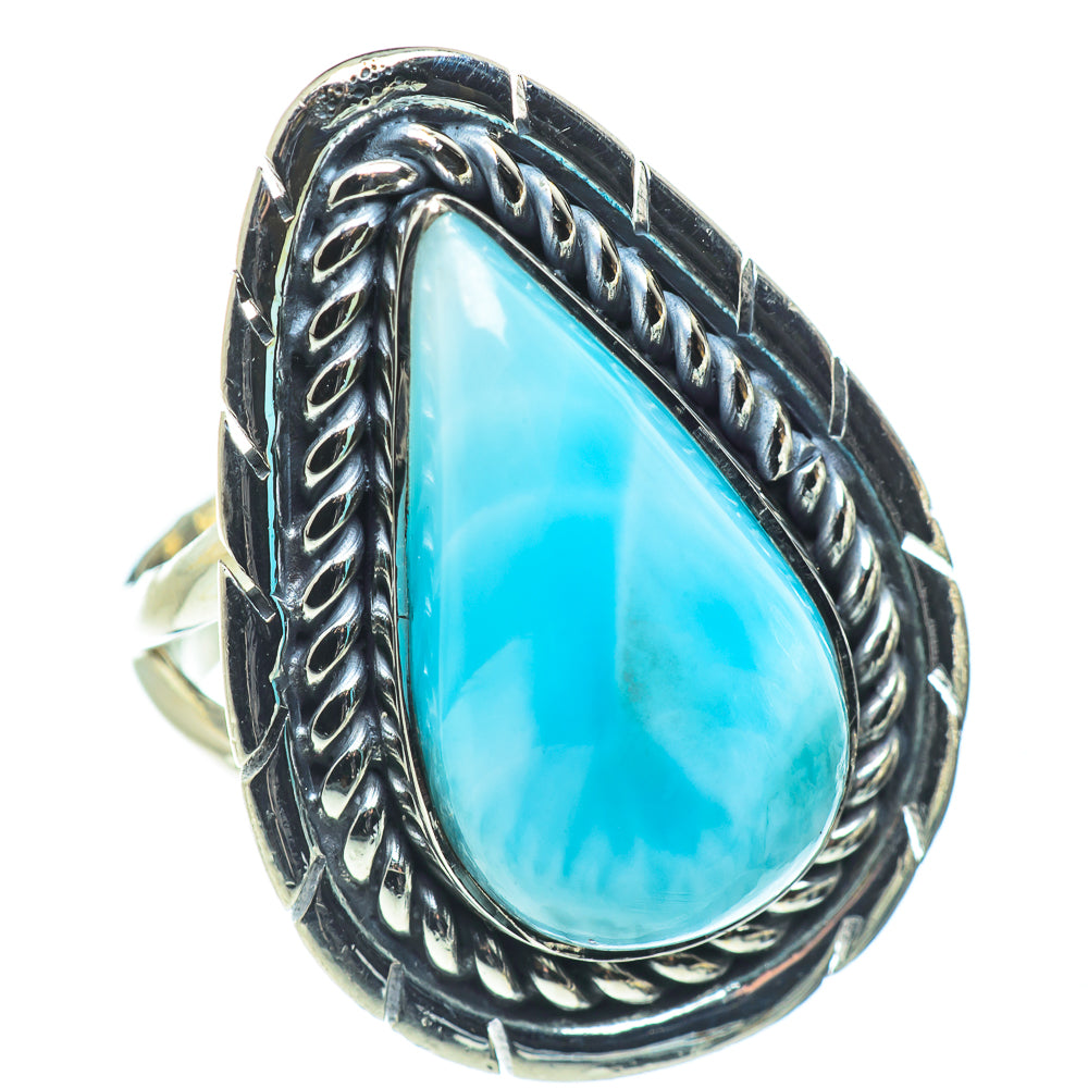 Larimar Rings handcrafted by Ana Silver Co - RING57688