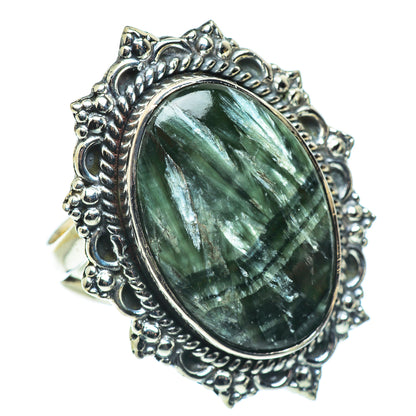 Seraphinite Rings handcrafted by Ana Silver Co - RING57691