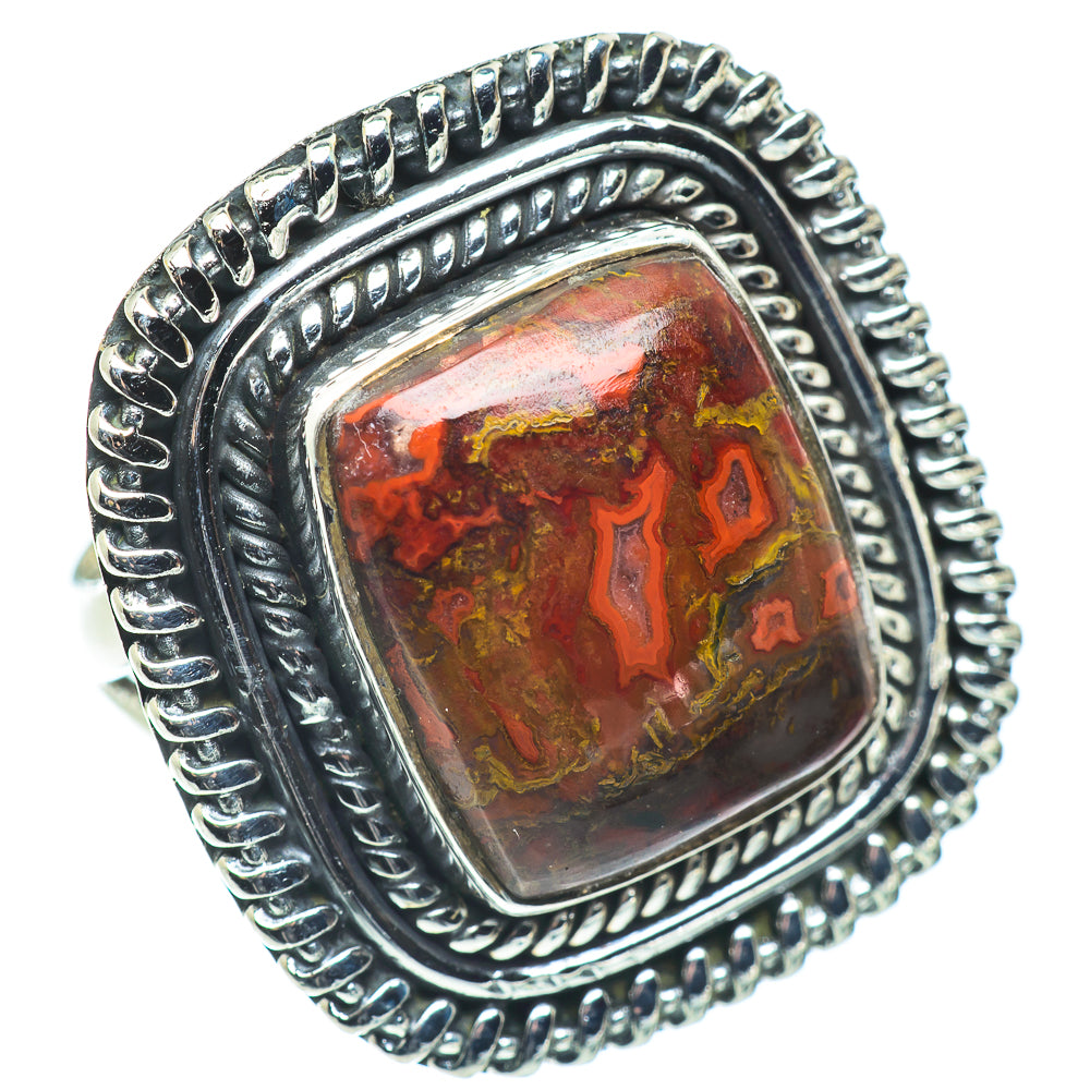Red Jasper Rings handcrafted by Ana Silver Co - RING57696