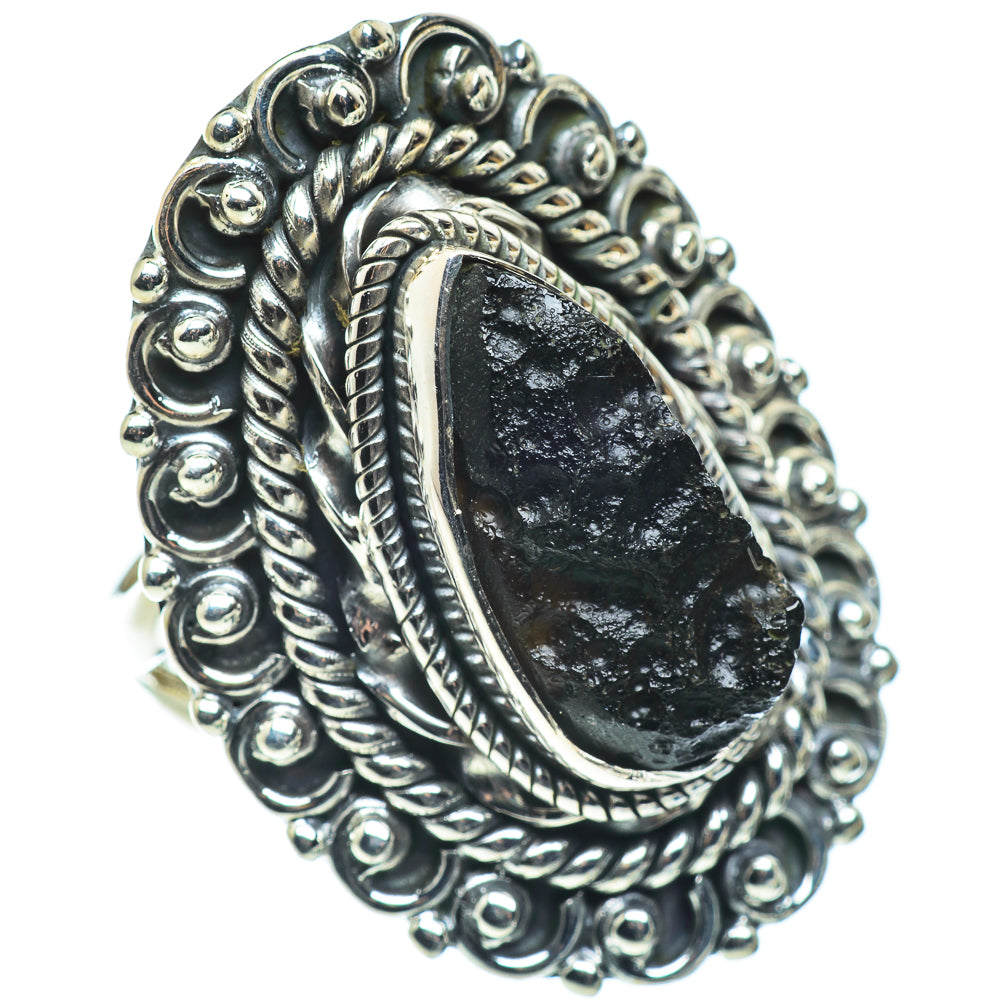 Tektite Rings handcrafted by Ana Silver Co - RING57704