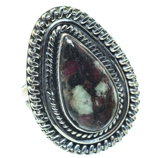 Russian Eudialyte Rings handcrafted by Ana Silver Co - RING57725