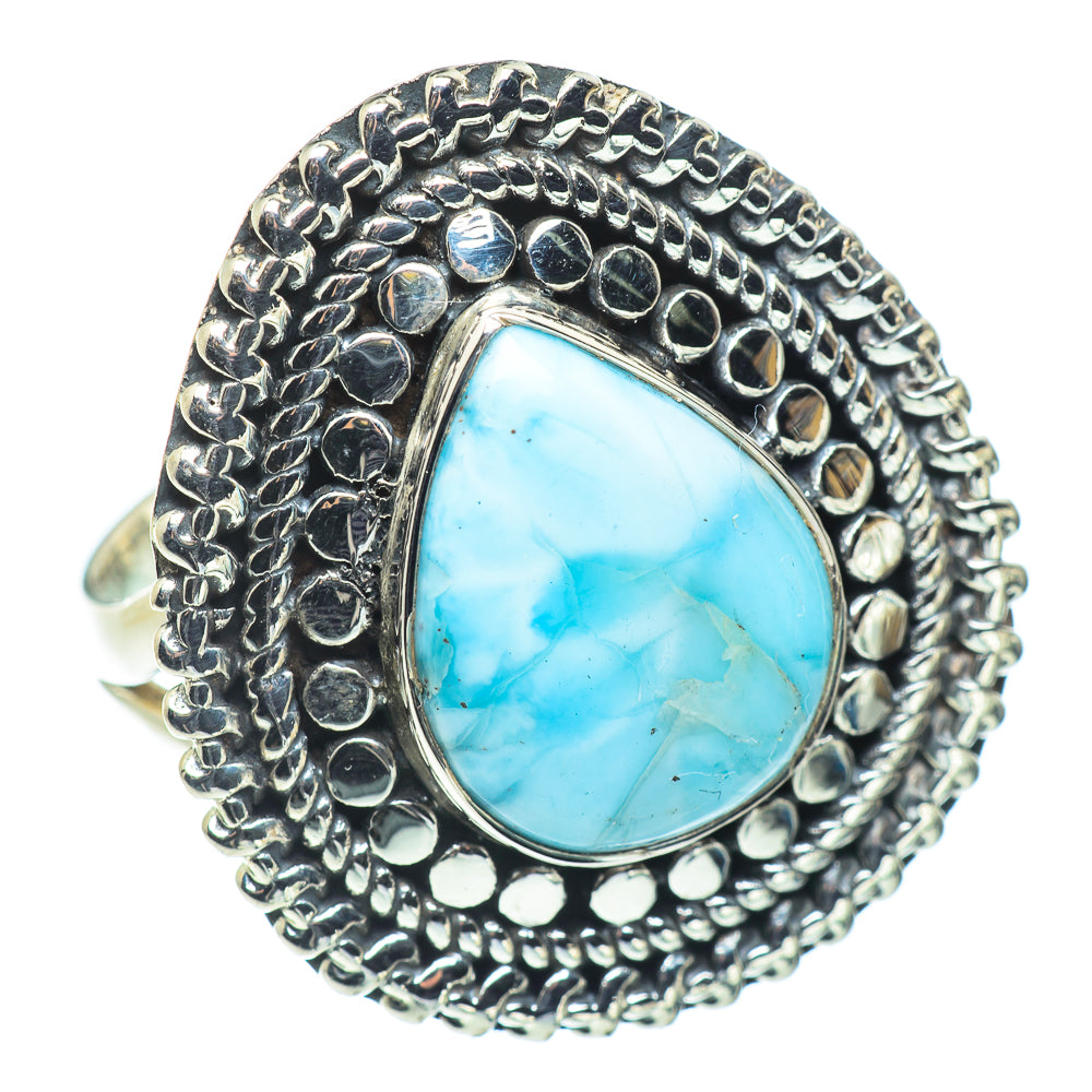 Larimar Rings handcrafted by Ana Silver Co - RING57730