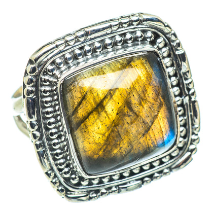 Labradorite Rings handcrafted by Ana Silver Co - RING57731