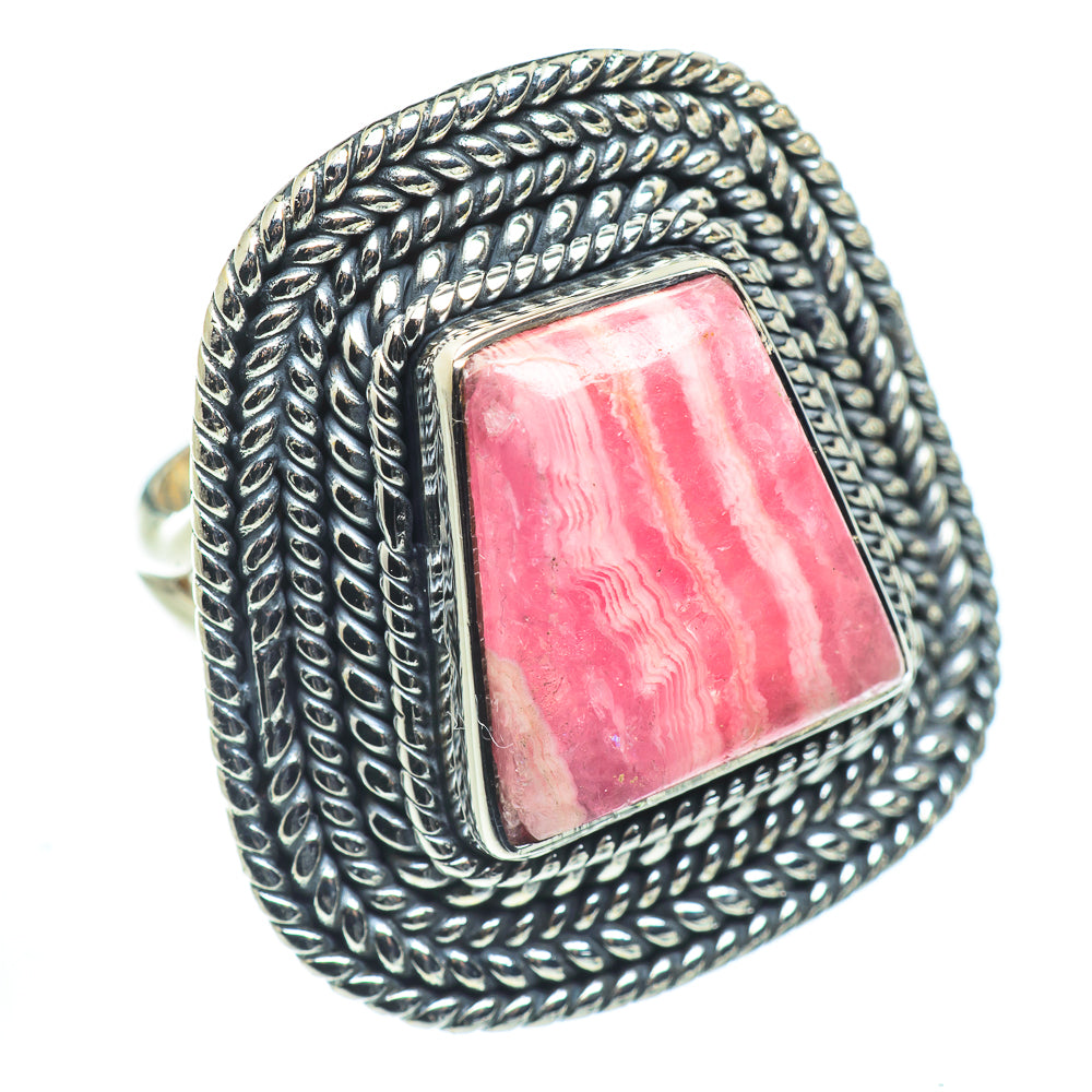 Rhodochrosite Rings handcrafted by Ana Silver Co - RING57766