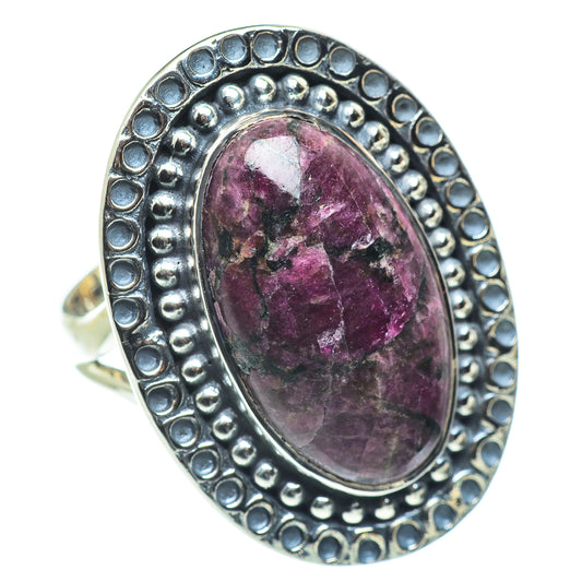Russian Eudialyte Rings handcrafted by Ana Silver Co - RING57768