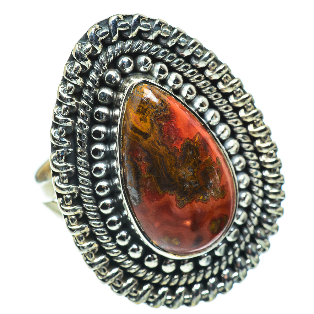Moroccan Agate Rings handcrafted by Ana Silver Co - RING57789