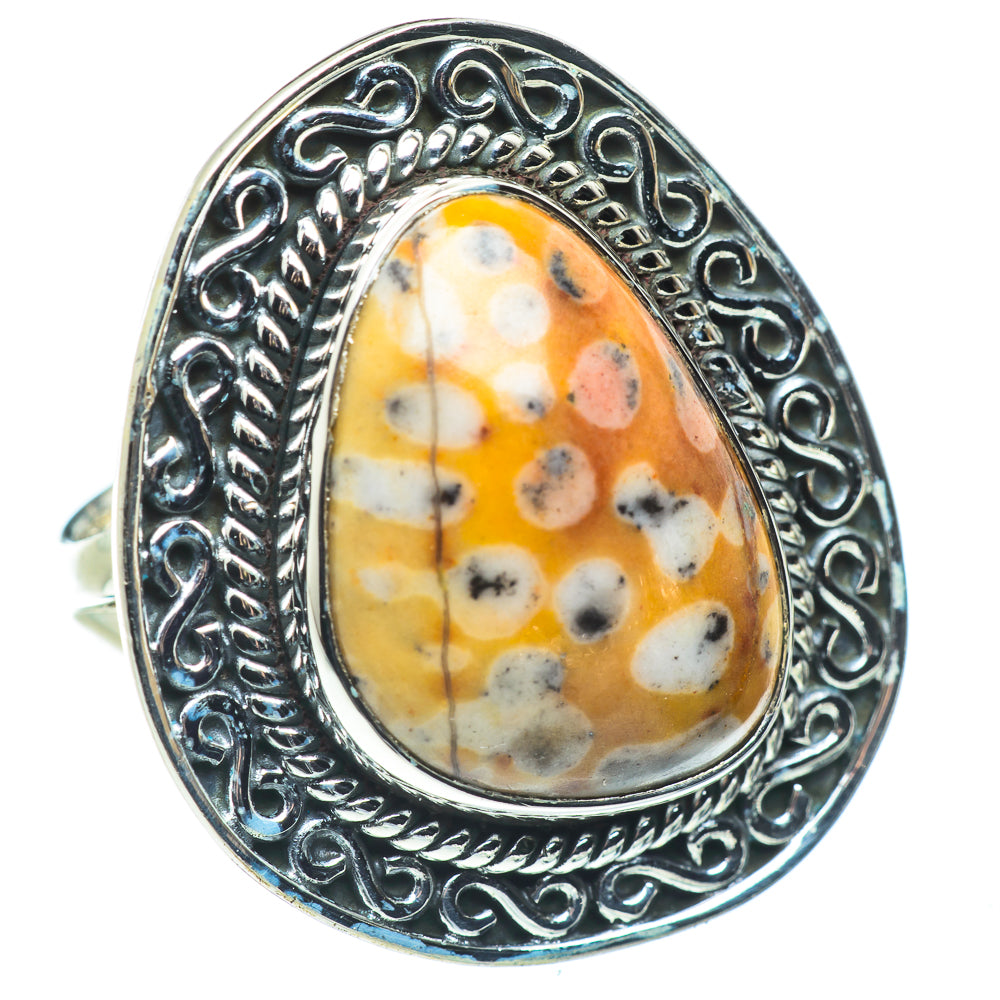 Ocean Jasper Rings handcrafted by Ana Silver Co - RING57813