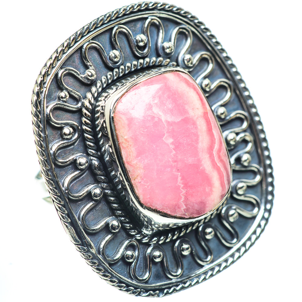 Rhodochrosite Rings handcrafted by Ana Silver Co - RING57817 - Photo 2
