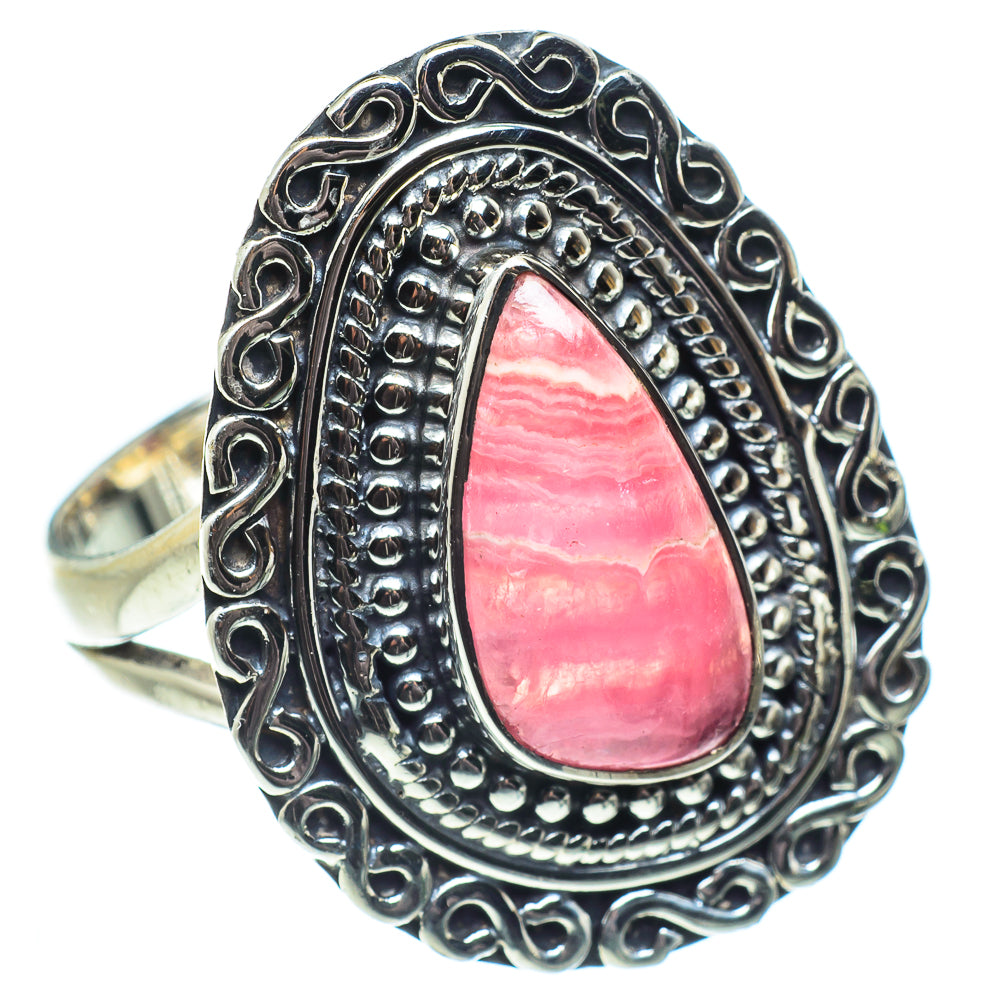Rhodochrosite Rings handcrafted by Ana Silver Co - RING57833