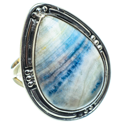 Blue Scheelite Rings handcrafted by Ana Silver Co - RING57835