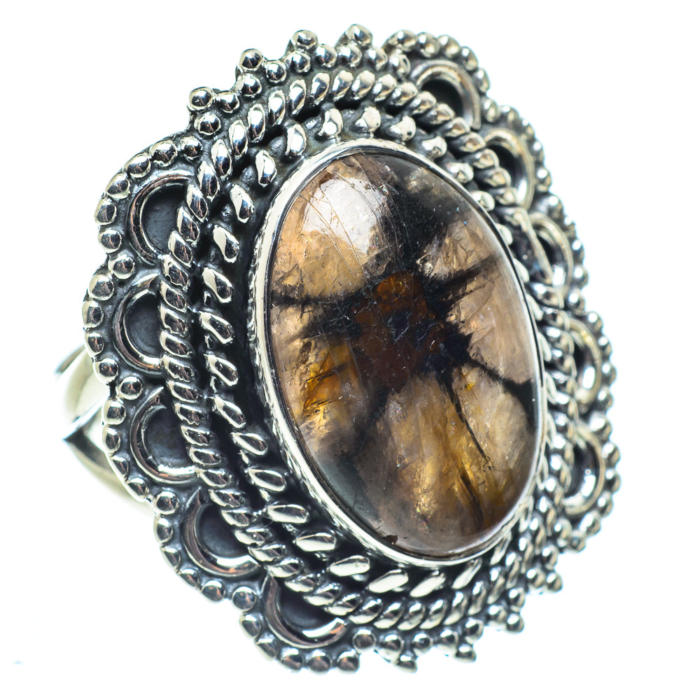 Chiastolite Rings handcrafted by Ana Silver Co - RING57837