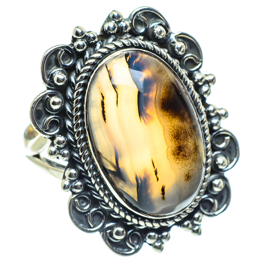 Montana Agate Rings handcrafted by Ana Silver Co - RING57839