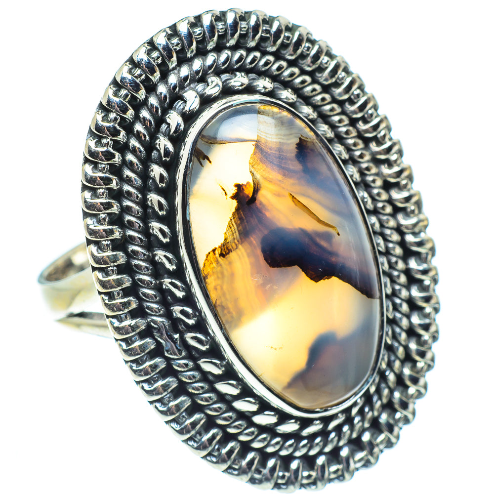 Montana Agate Rings handcrafted by Ana Silver Co - RING57840