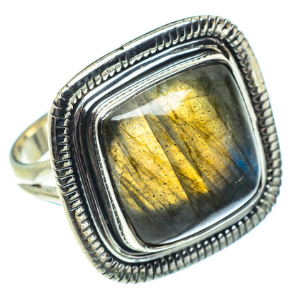 Labradorite Rings handcrafted by Ana Silver Co - RING57845