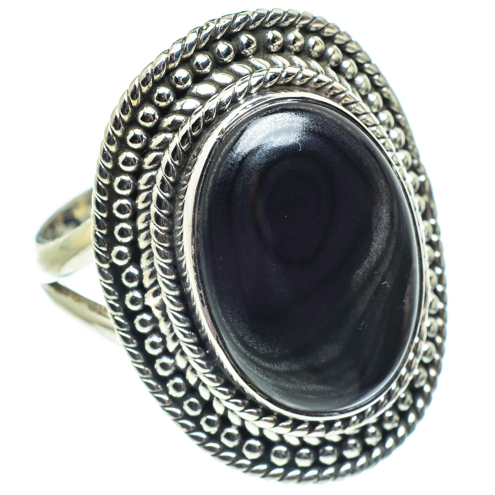 Psilomelane Rings handcrafted by Ana Silver Co - RING57862