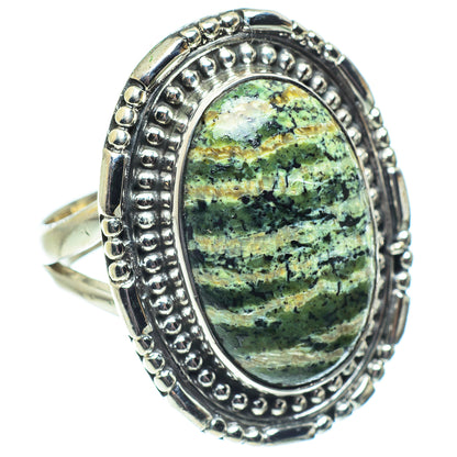 Lizard Jasper Rings handcrafted by Ana Silver Co - RING57865