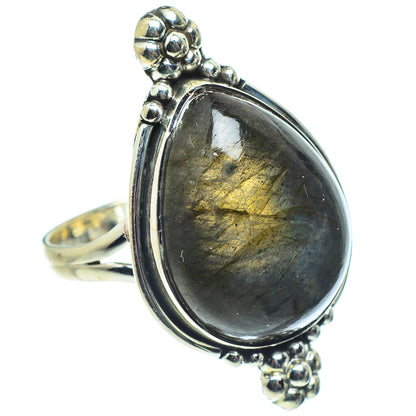 Labradorite Rings handcrafted by Ana Silver Co - RING57887