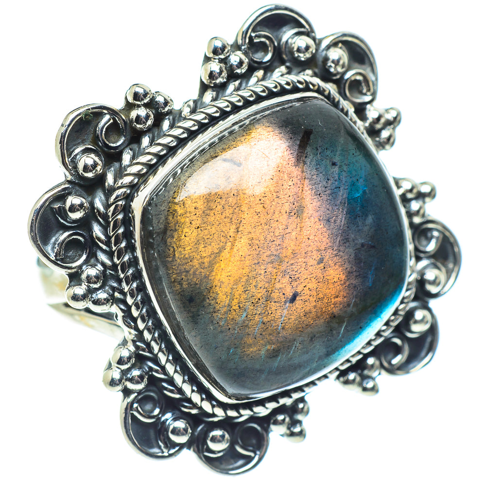 Laguna Lace Agate Rings handcrafted by Ana Silver Co - RING57896