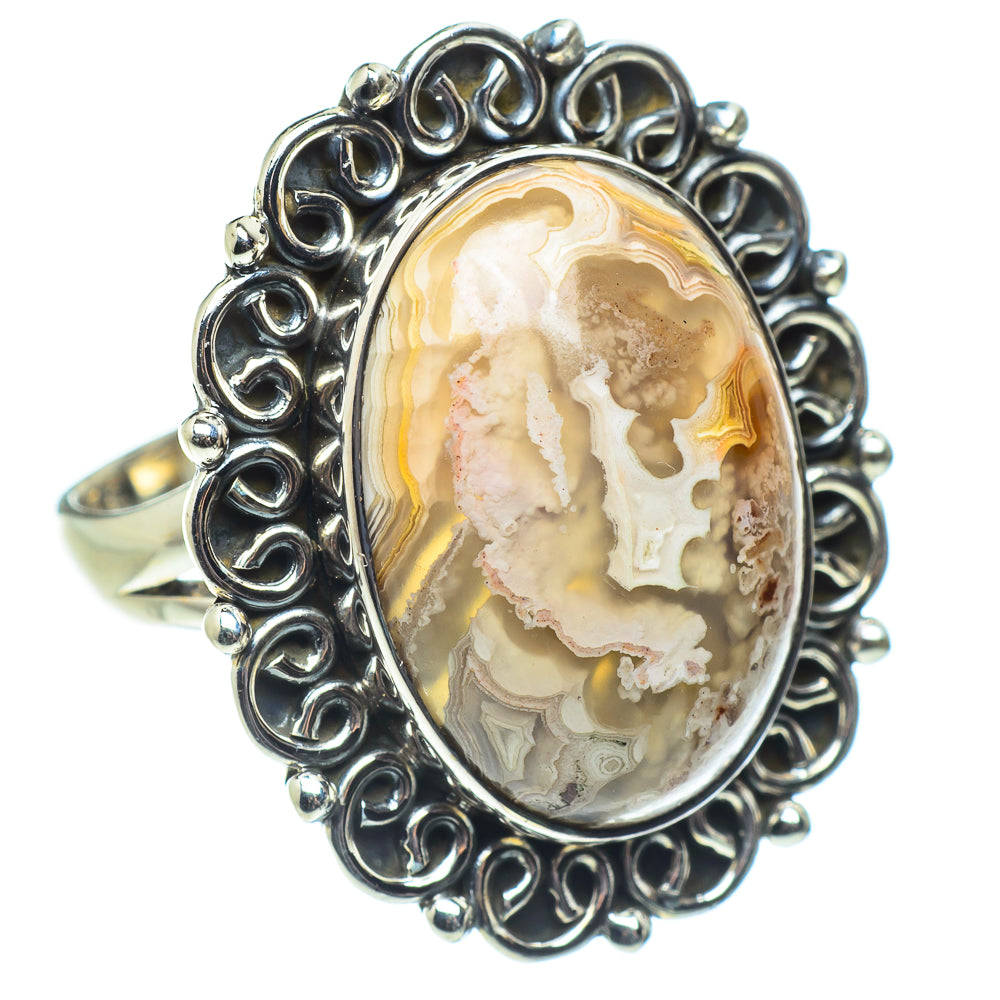 Rhodochrosite Rings handcrafted by Ana Silver Co - RING57897