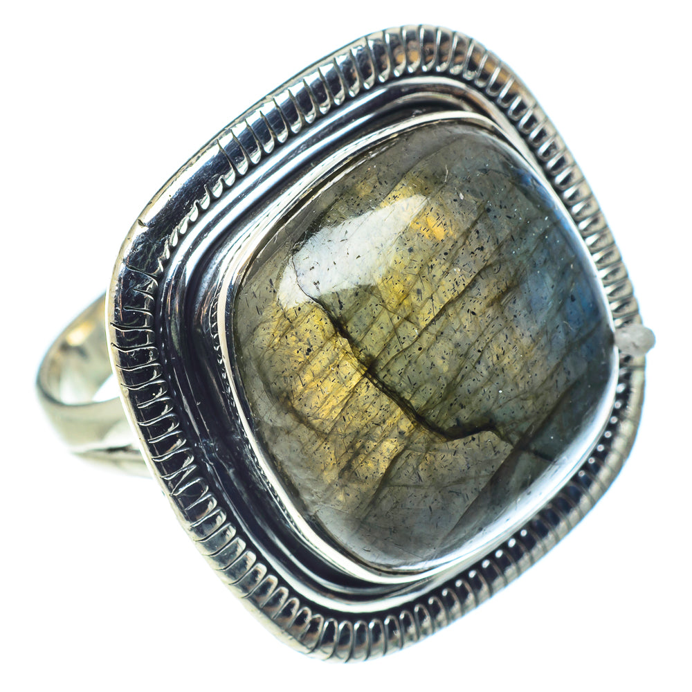 Labradorite Rings handcrafted by Ana Silver Co - RING57907