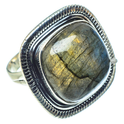 Labradorite Rings handcrafted by Ana Silver Co - RING57907