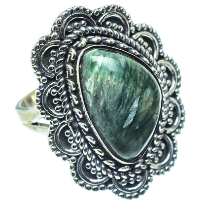 Seraphinite Rings handcrafted by Ana Silver Co - RING57910