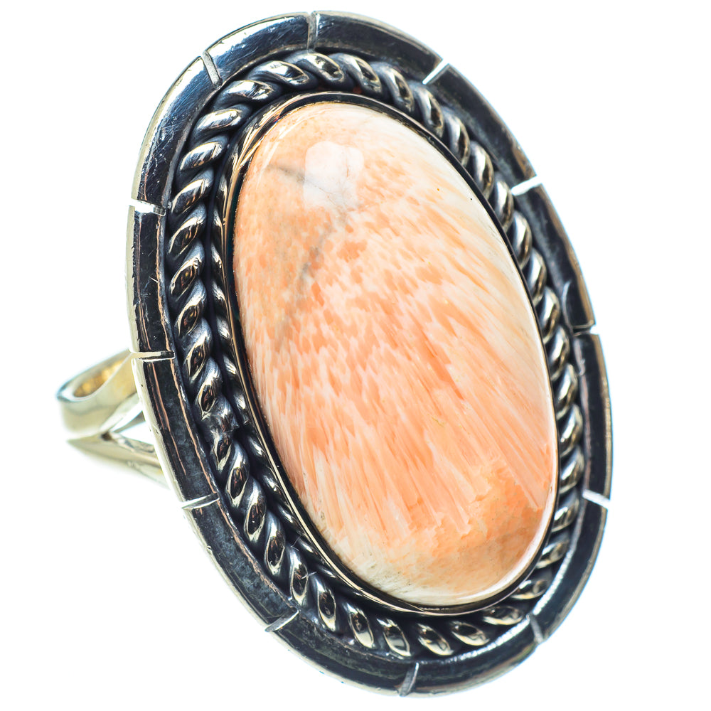 Scolecite Rings handcrafted by Ana Silver Co - RING57917