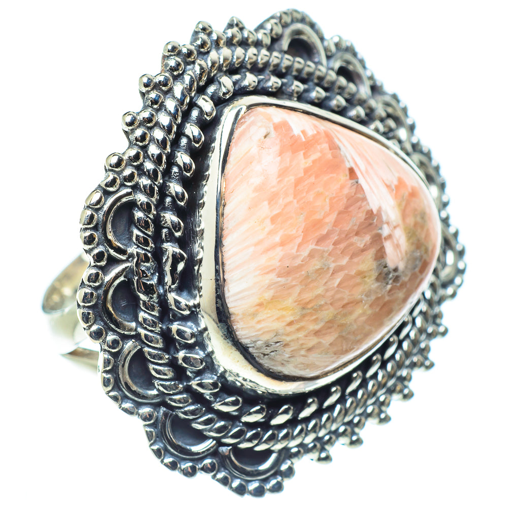 Scolecite Rings handcrafted by Ana Silver Co - RING57923 - Photo 2