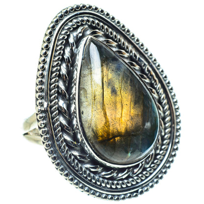 Labradorite Rings handcrafted by Ana Silver Co - RING57924
