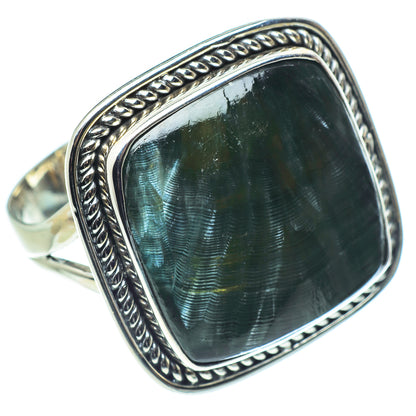 Seraphinite Rings handcrafted by Ana Silver Co - RING57936
