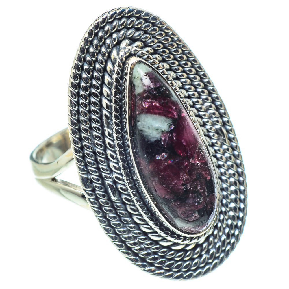 Russian Eudialyte Rings handcrafted by Ana Silver Co - RING57941