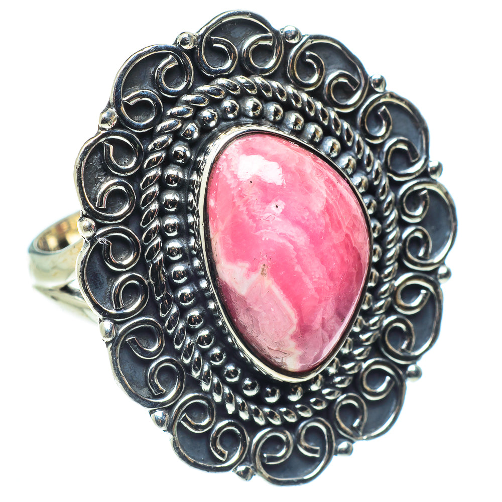 Rhodochrosite Rings handcrafted by Ana Silver Co - RING57950